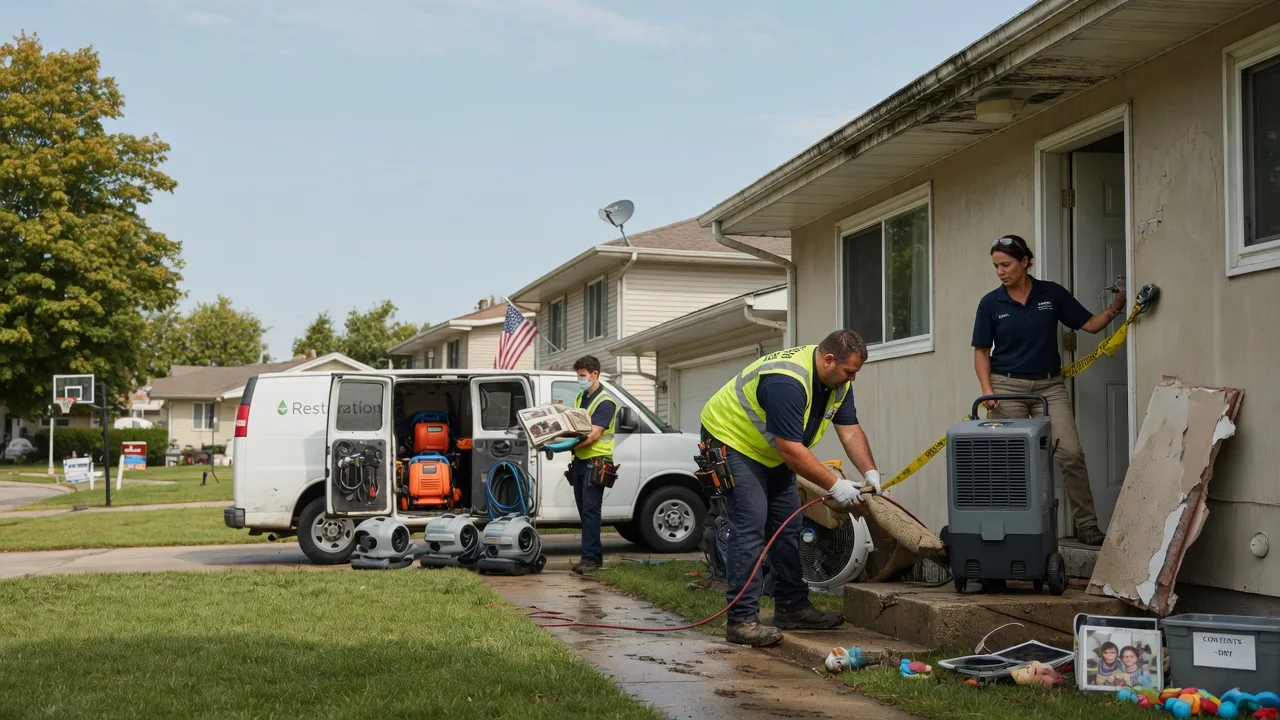 Water Damage Restoration in Columbus, PA near me